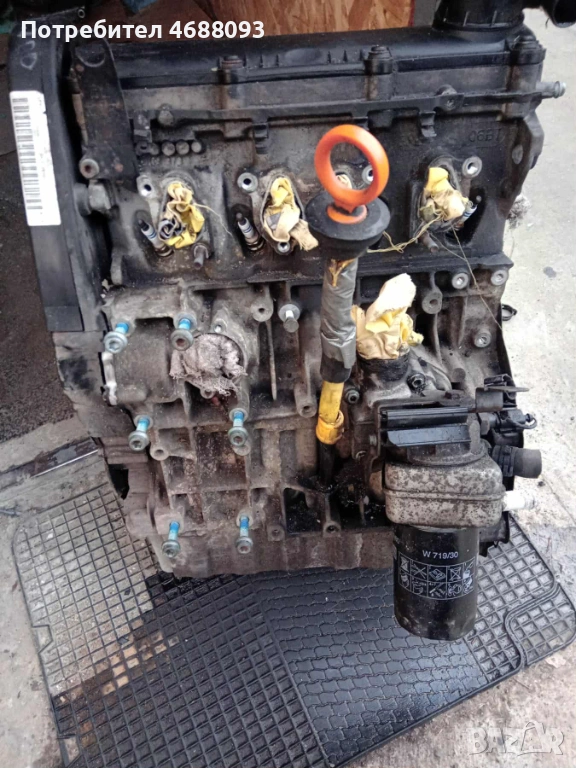 Двигател за Сеат Толедо 1.6 бензин 102к.с 2005г , снимка 1