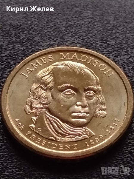 Възпоменателна монета 1 долар JAMES MADISON 4 президент на САЩ (1809-1817) за КОЛЕКЦИЯ 37754, снимка 1