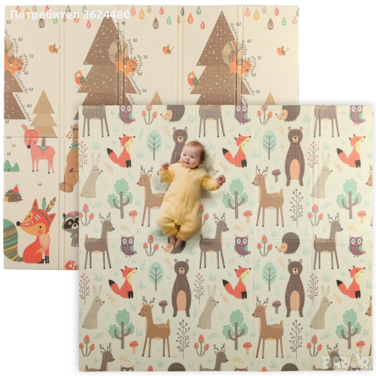 Сгъваемо термо килимче тип хармоника 4848, снимка 1