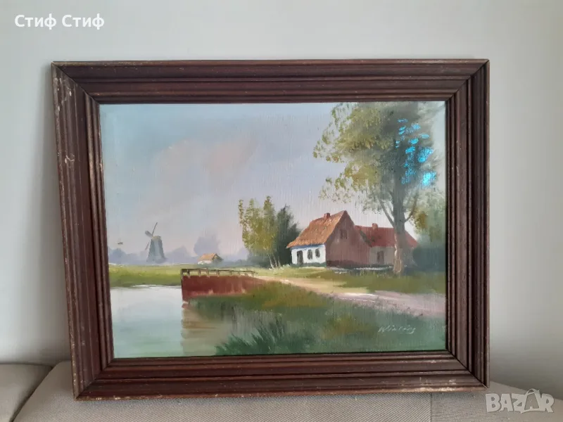 Картина маслени бои платно, снимка 1