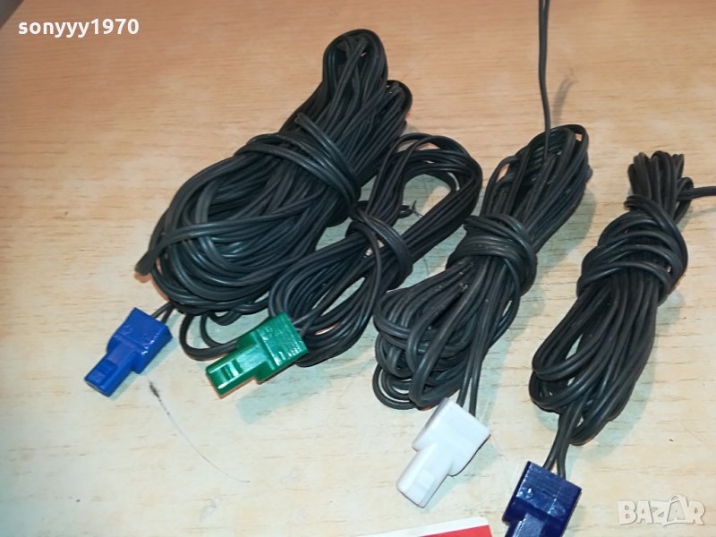 поръчани-SOLD OUT-кабели колони зелен/бял/син/лилав 0804211950, снимка 1