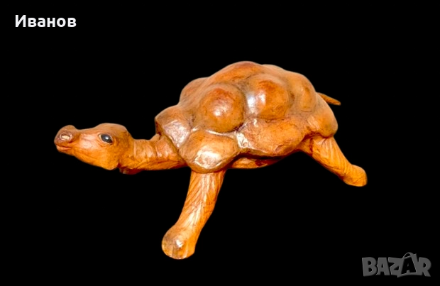 Топ ЦЕНА - 100€. НОВА - Ръчно Изработена Костенурка от Естествена Кожа , снимка 1