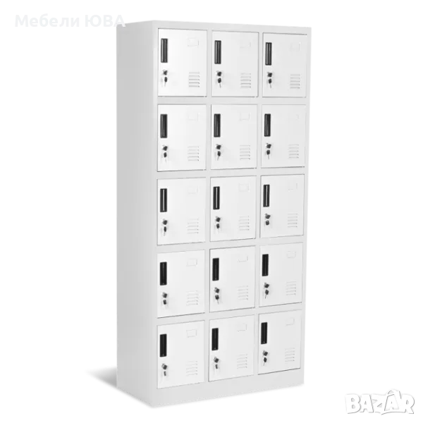 МЕТАЛЕН ШКАФ CR-1245 K СИВ, снимка 1