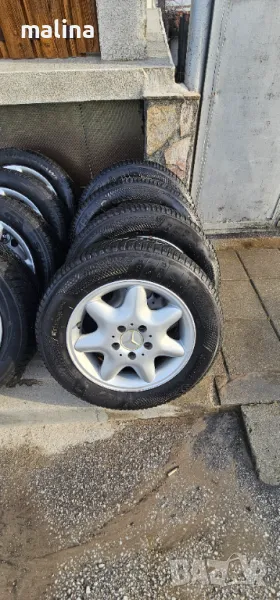 Джанти с гуми 15-ки за мерцедес , снимка 1