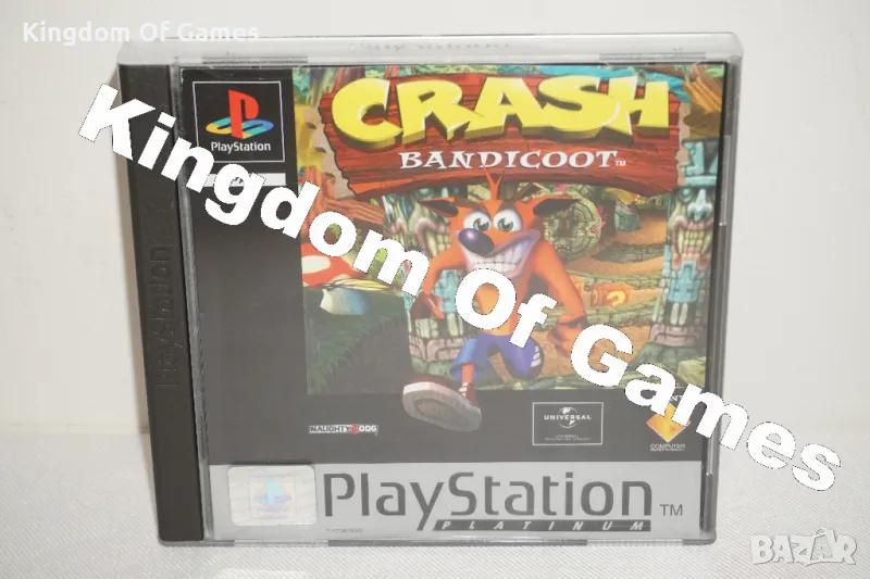 Игра за PS1 Crash Bandicoot Platinum ТЕСТВАНА И РАБОТЕЩА, снимка 1