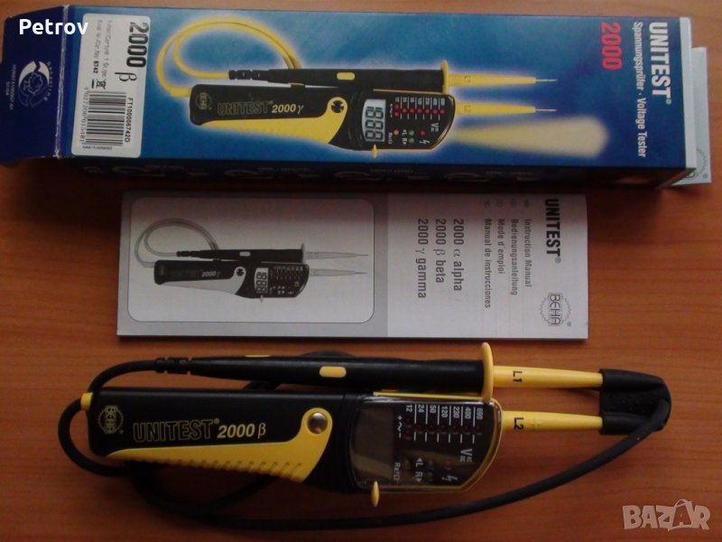 BEHA UNITEST 2000 beta - ТОП Profi Уред, измерващ напрежение, "верига", ред на фазите, снимка 1