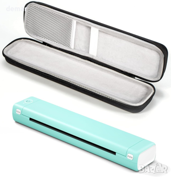 Преносим термичен принтер за татуировки Itari, безжичен Bluetooth, термохартия, зелен, снимка 1