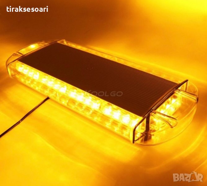 55 см Мощна Аварийна Лампа Мигаща Сигнална Лампа Маяк, снимка 1