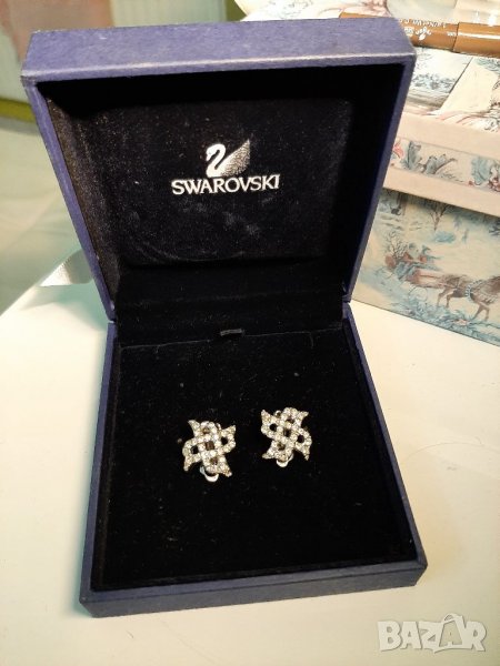 Swarovski обеци с клипси, снимка 1