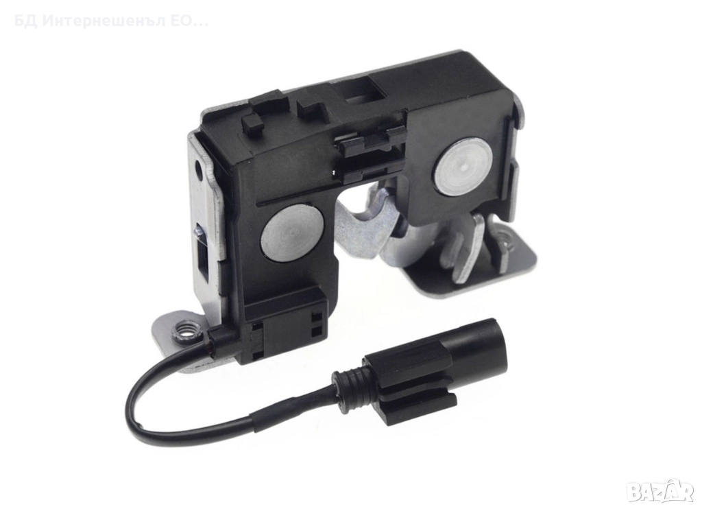 51237008755 Заключващ механизъм за преден капак, BMW, E90 E91 E92 E60 E61, 2 ПИН, снимка 1