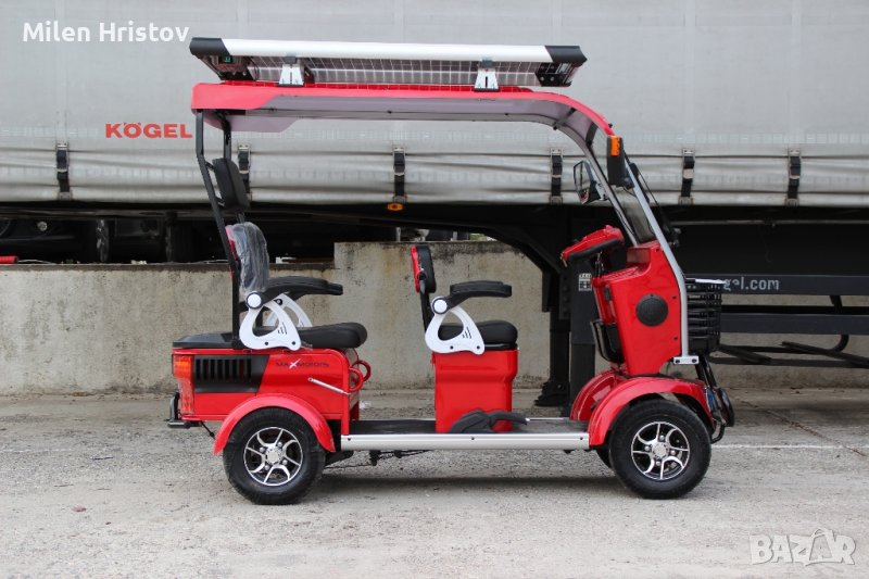 ЕЛЕКТРИЧЕСКА ЧЕТИРИКОЛКА С СОЛАРЕН ПАНЕЛ CARGO LUX 1500W, снимка 1