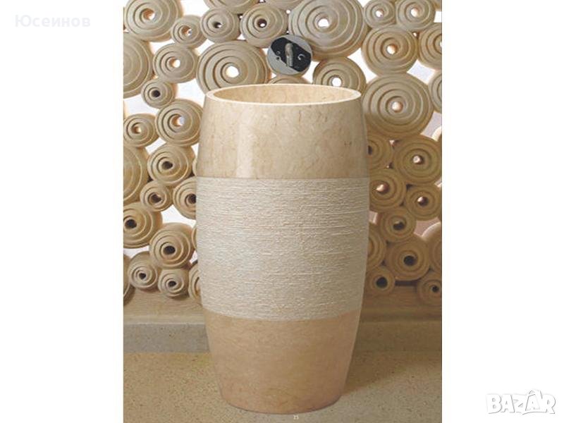 Свободно стояща мивка от естествен мрамор, снимка 1