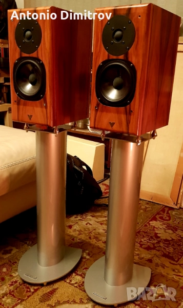 Vienna acoustics HAYDN Mk II in natural rosewood with Sound Style stands, снимка 1