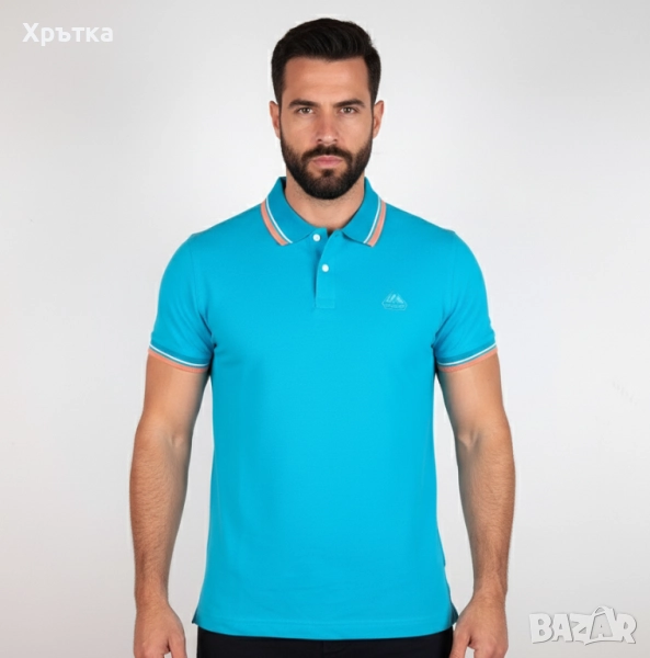 Pyrenex - Оригинална мъжка тениска с яка размер S, снимка 1