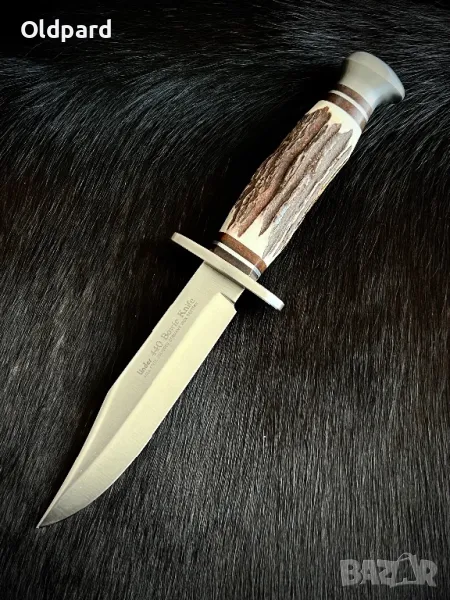Класически немски Bowie ловен нож Linder Solingen. (196013), снимка 1