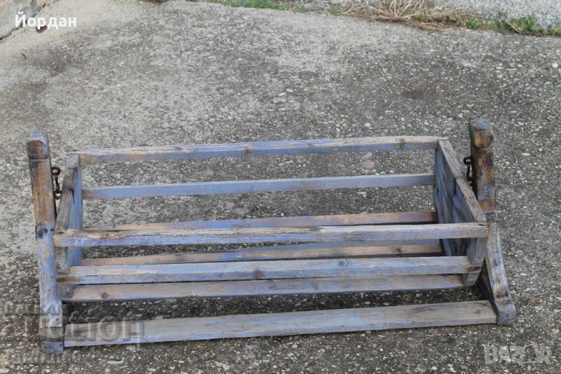 Детска дървена люлка, снимка 1