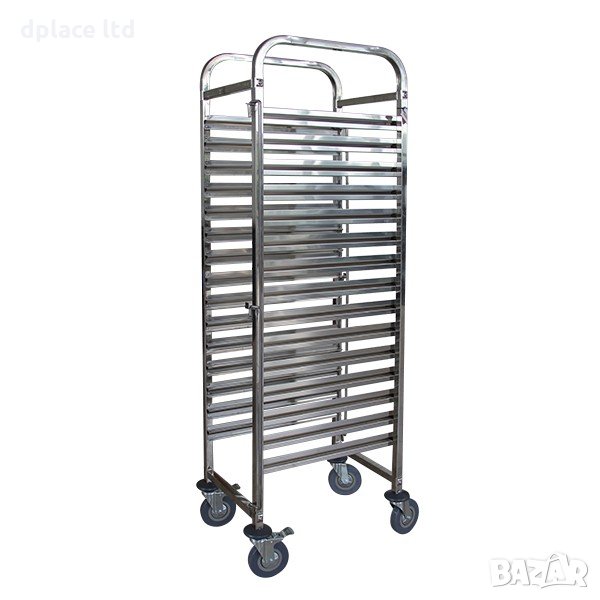 Количка за 15 броя тави 60х40см чисто нова, снимка 1