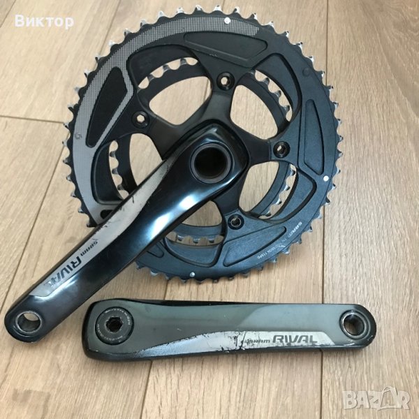 Шосейни курбели SRAM Rival 22 compact 50/34 + средно движение GXP, снимка 1