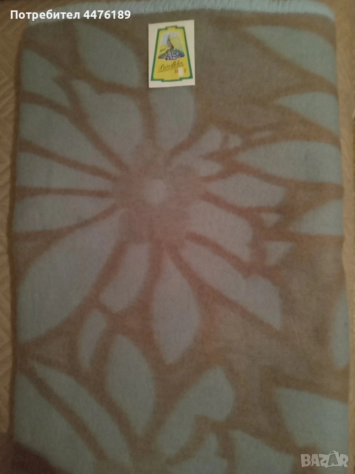 Уникално вълнено одеяло, снимка 1