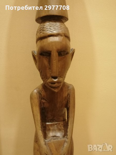 Абаносов бастун с африкански мотив, снимка 1