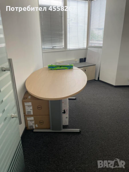 🟤Продавам елипсовидна конферентна маса ORT – стилна и здрава, снимка 1