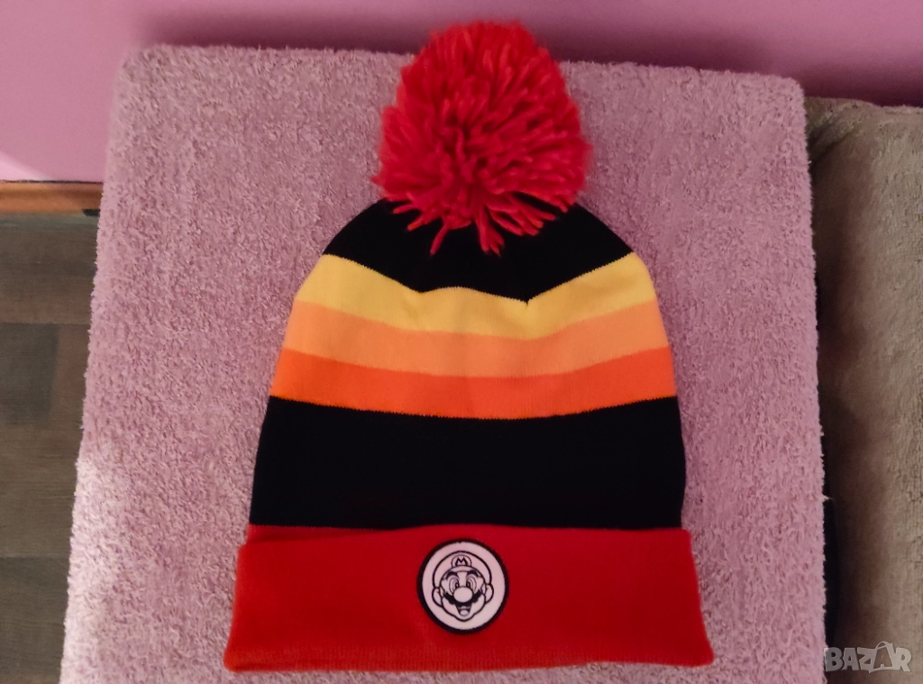 Лицензирана зимна шапка SUPER MARIO (Nintendo, Difuzed), снимка 1