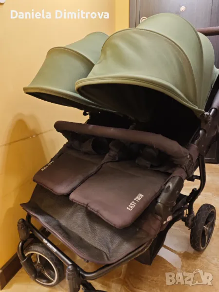 Количка за близнаци baby monsters easy twin, снимка 1