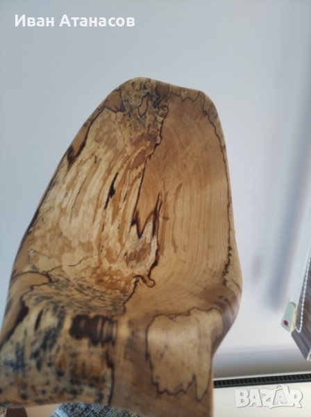Фруктиера от дърво, бреза. Обработена с ленено масло и пчелен восък.35 / 15 см., снимка 1