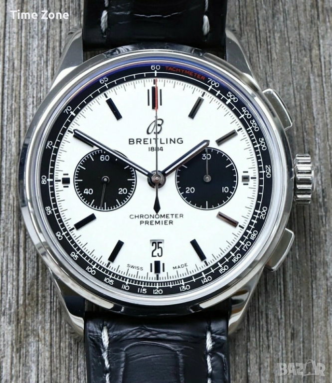 Breitling Premier Chronograph "Panda" 42mm Steel, снимка 1