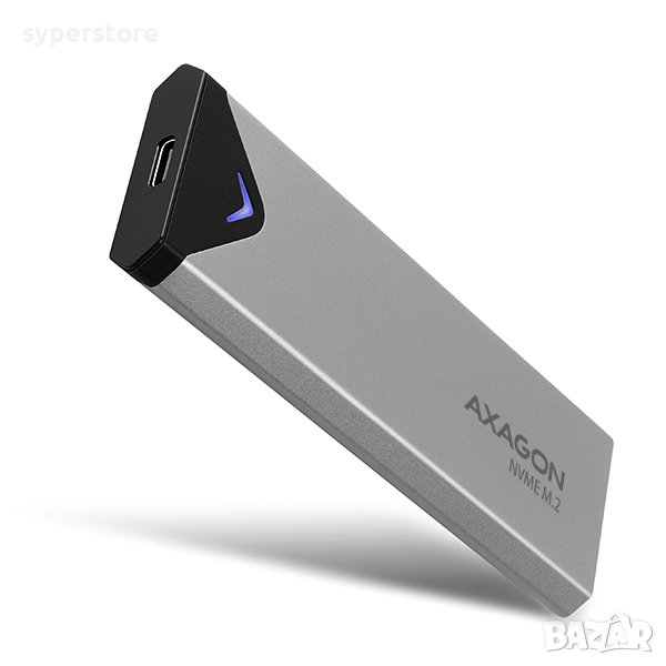 Външна Кутия за Хард диск SSD USB 3.2 Type-C Gen 2 - M.2 NVMe, UASP Axagon EEM2-UG2, снимка 1