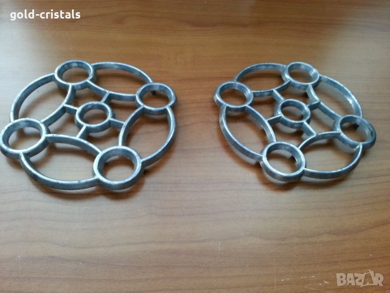 Руски алуминиеви поставки за горещи съдове, снимка 1