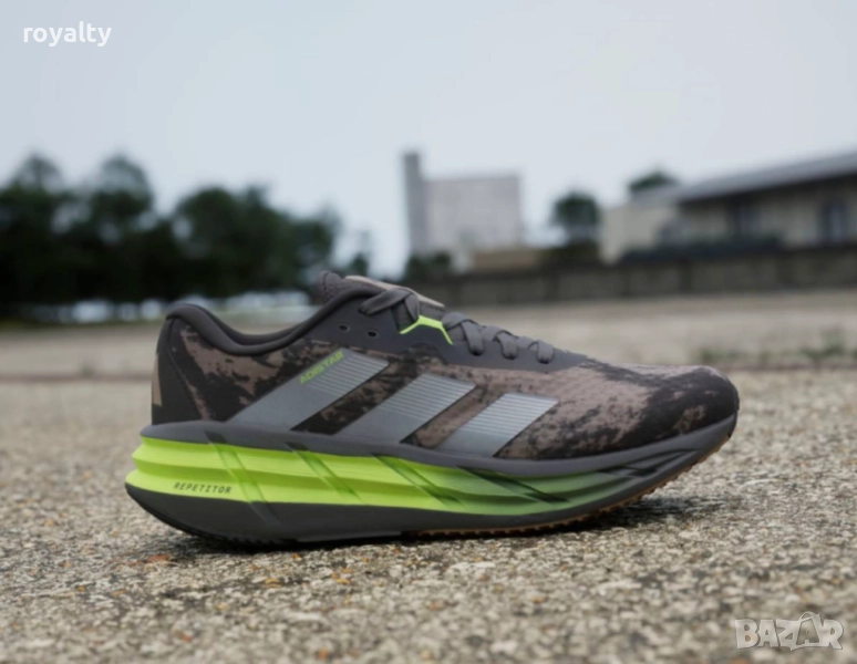 Adidas REPETITOR Black/Dark/Grey/Neon Yellow мъжки маратонки , снимка 1