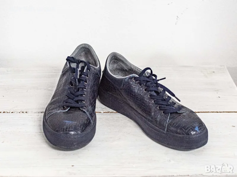 Мъжки обувки Teodor, тъмно сини, снимка 1