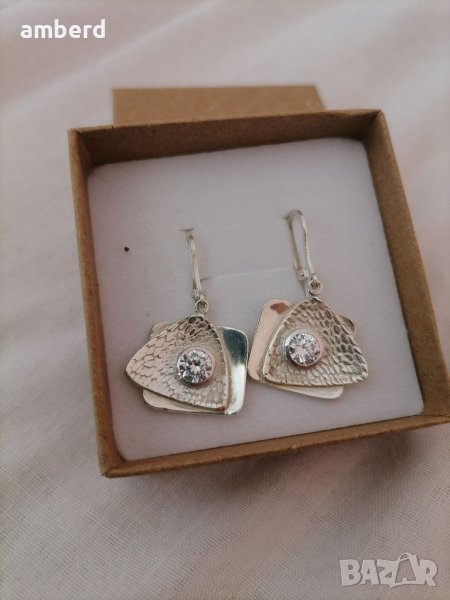 Страхотни сребърни обици - модел Е006, снимка 1