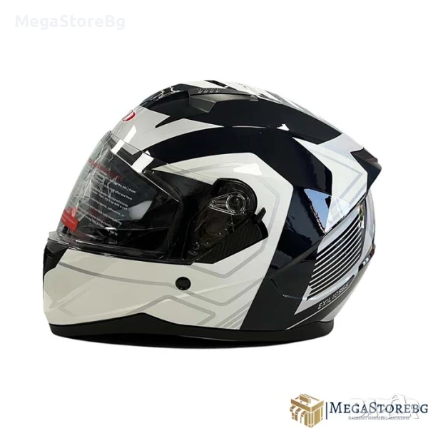 Каска с вградени слънчеви очила M67 - Размер S, M, L, XL - Сиво, снимка 1