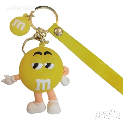 Ключодържател: Гумена фигурка бонбони M&M, снимка 1