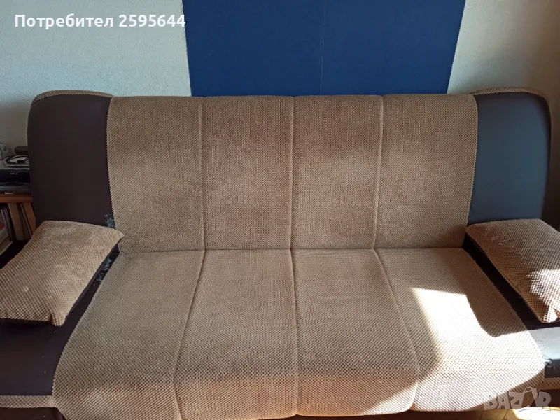 Триместен диван , снимка 1