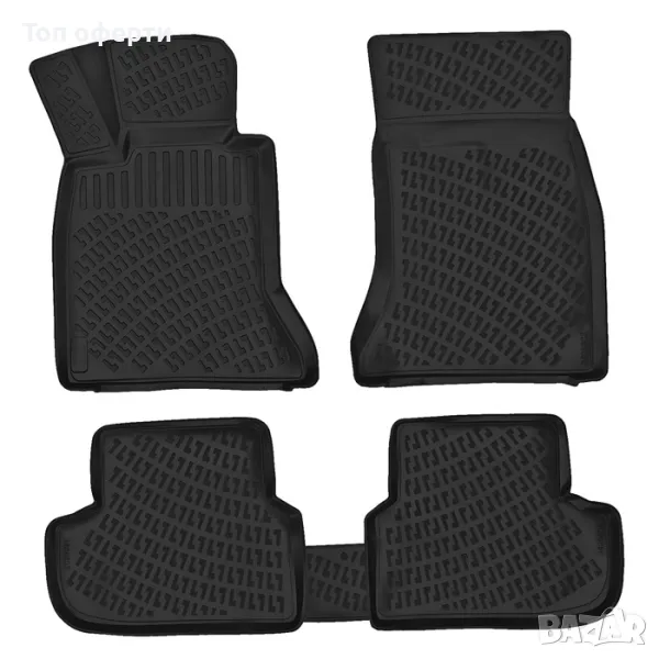 Гумени стелки RizLine съвместими с BMW 5 E60E61 03-10, снимка 1