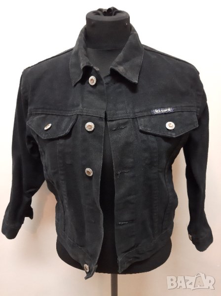 Дънково яке черно(18.2), снимка 1