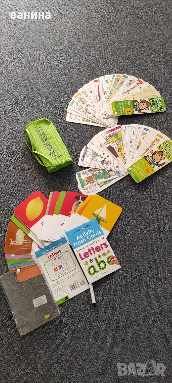 Две образователни игри за две-три годишни деца за изучаване на английски език, снимка 1