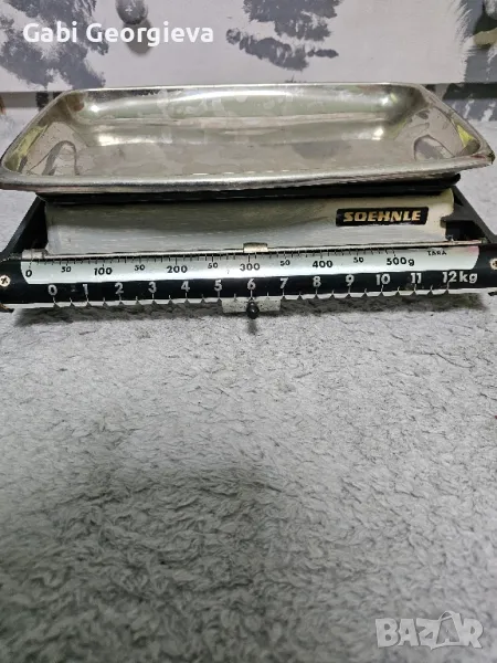 Ретро немска кухненска везна до 12 кг. Soehnle, снимка 1