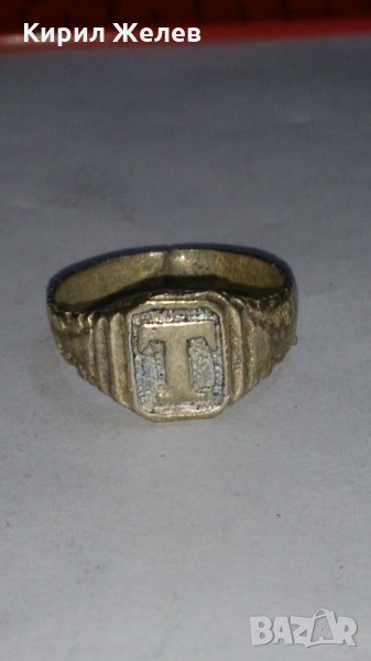 Старинен пръстен сачан над стогодишен - 66701, снимка 1