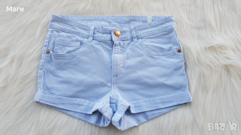 Къси дънкови панталони H&М 11-12 години, снимка 1