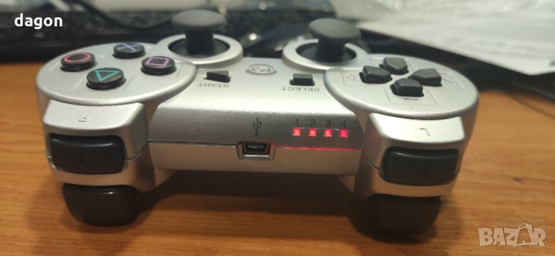 PlayStation 3 Bluetooth Gamepad Dual Vibration Game Controller  PS3, снимка 1