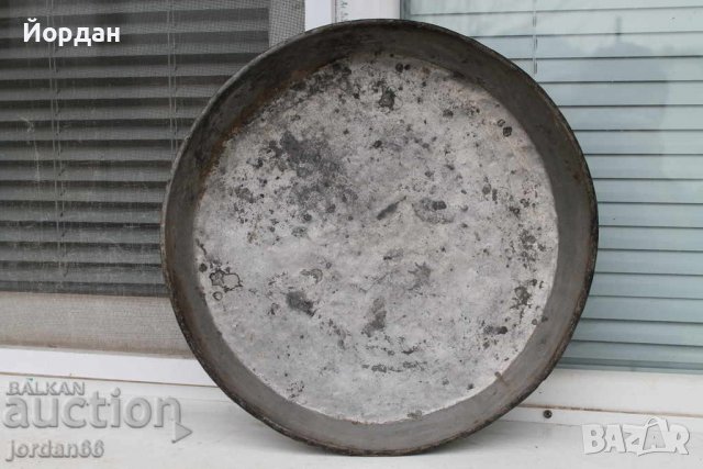 Медна тава за баница, снимка 3 - Антикварни и старинни предмети - 39847620