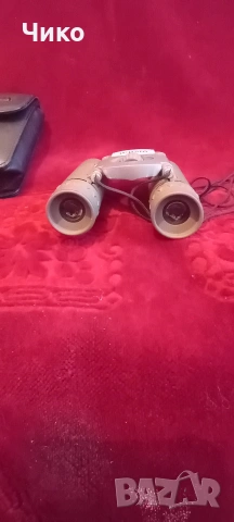 Метален ловен бинокъл със калъф, снимка 5 - Антикварни и старинни предмети - 53308129