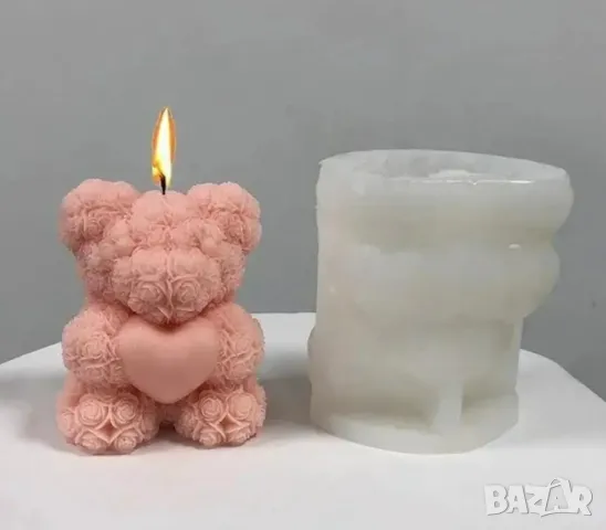 Молд мече от рози със сърце , снимка 3 - Форми - 48231187