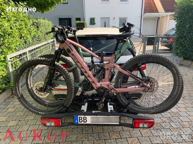 Сгъваем багажник за велосипеди за теглич Westfalia Bikelander, снимка 5 - Аксесоари и консумативи - 53402385