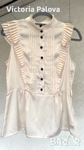 Романтична блуза с рюшове H&M