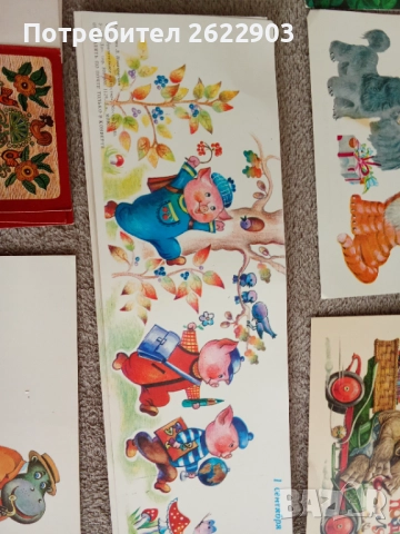 Руски поздравителни картички, снимка 13 - Колекции - 52413348